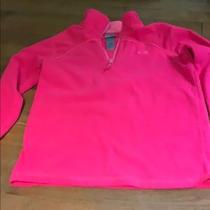Cute 1/4 zip BRIGHT PINK Pullover Jacket